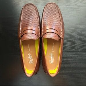 NWOT | Florsheim Men's Textured Brown Slip-On Shoes Casual or Dress up